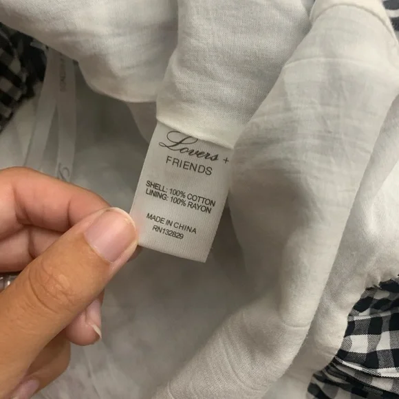 Lovers + Friends cinci ruffle gingham skirt - Picture 6 of 6